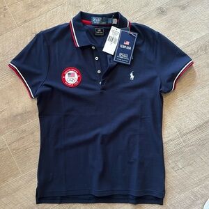 Team USA Village Wear Ralph Lauren polo from Olympic Games Paris 2024